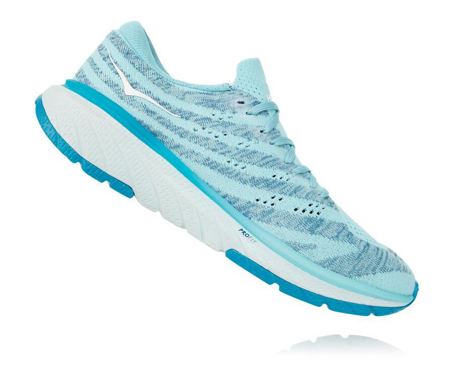 Hoka One One Yürüyüş Ayakkabısı Kadın Mavi - Cavu 3 - ME3592804